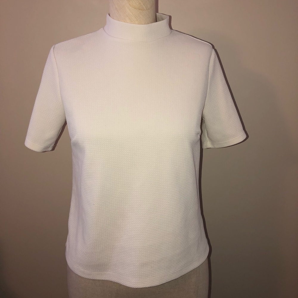 White Turtle Neck Shirt